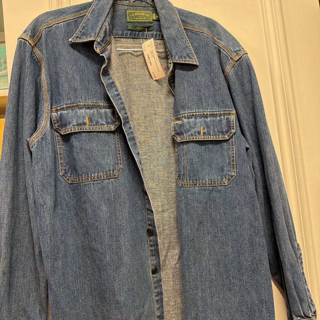 Medium Wash Denim Shirt