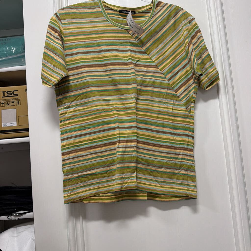 Multicolor Stripe Cotton Tee