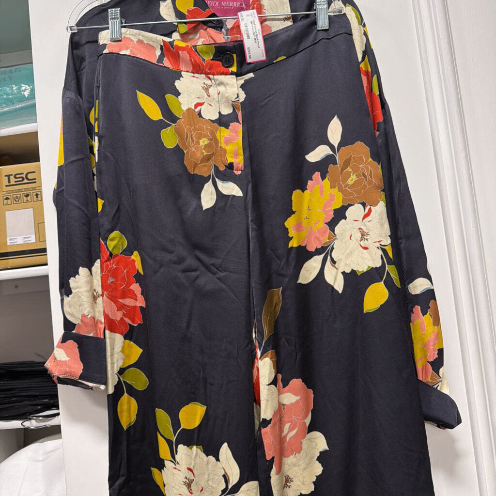 Black Floral Shirt/Pant (SET)