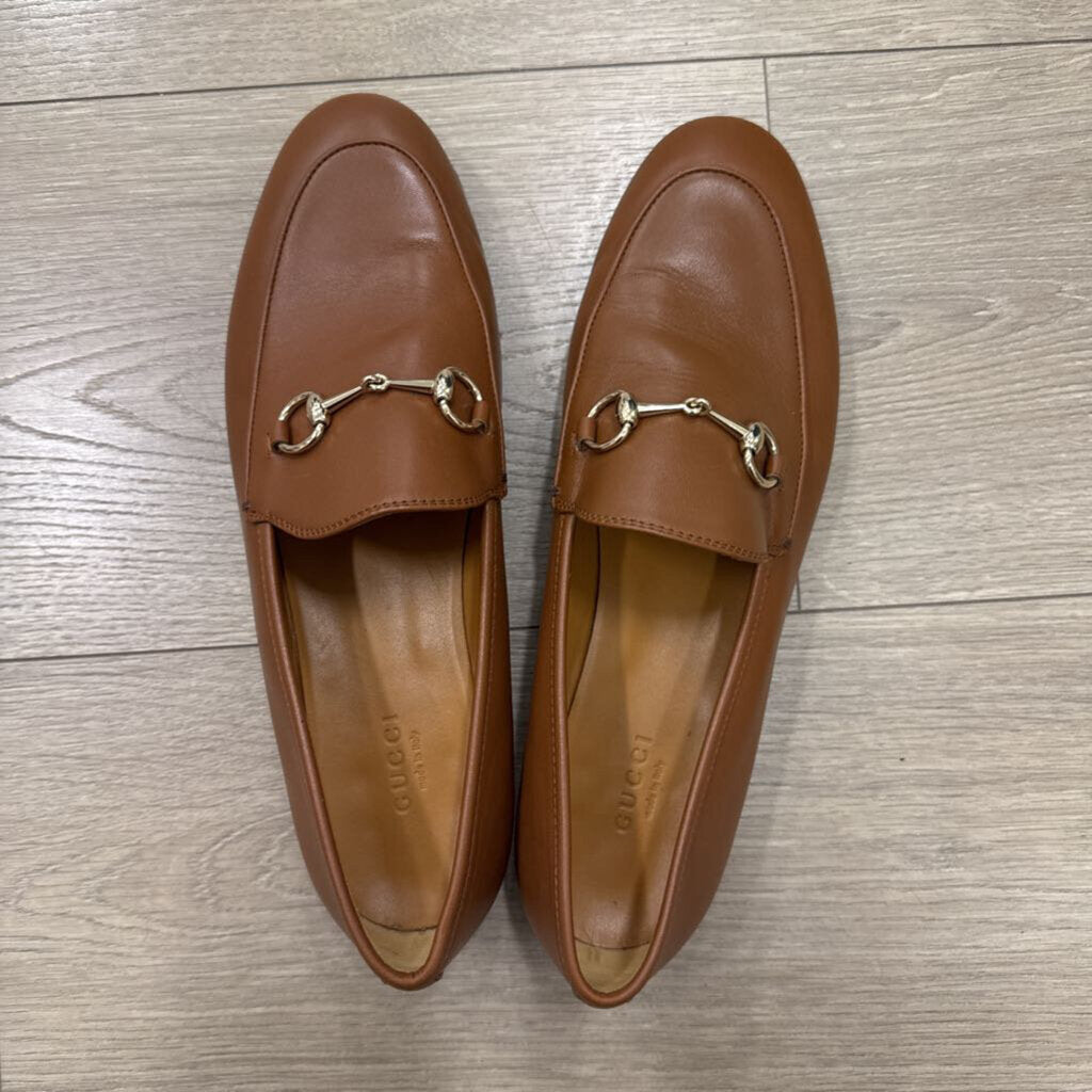 Brown Leather Horsebit Loafer