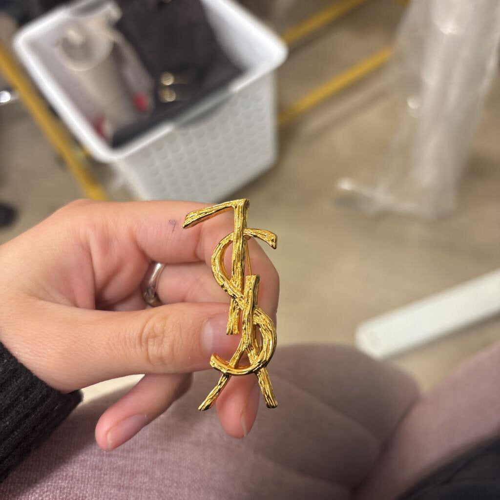 YSL Cassandre Brooch