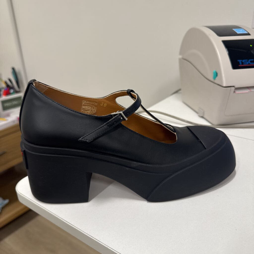 Marni Black T-Bar Mary Jane Heel