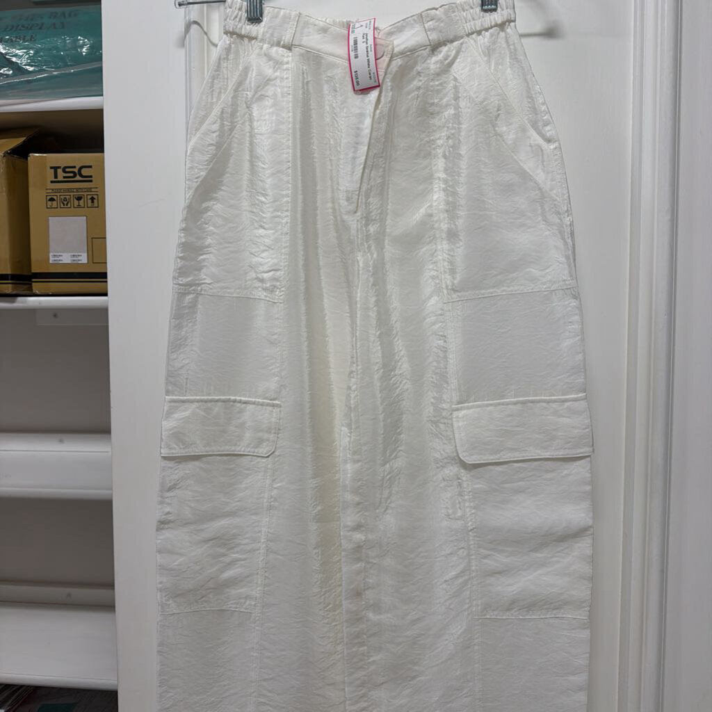 White Cargo Pant