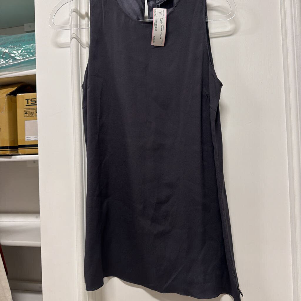 Gray Silk Tank