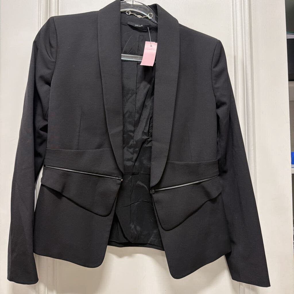 Black Wool Blazer