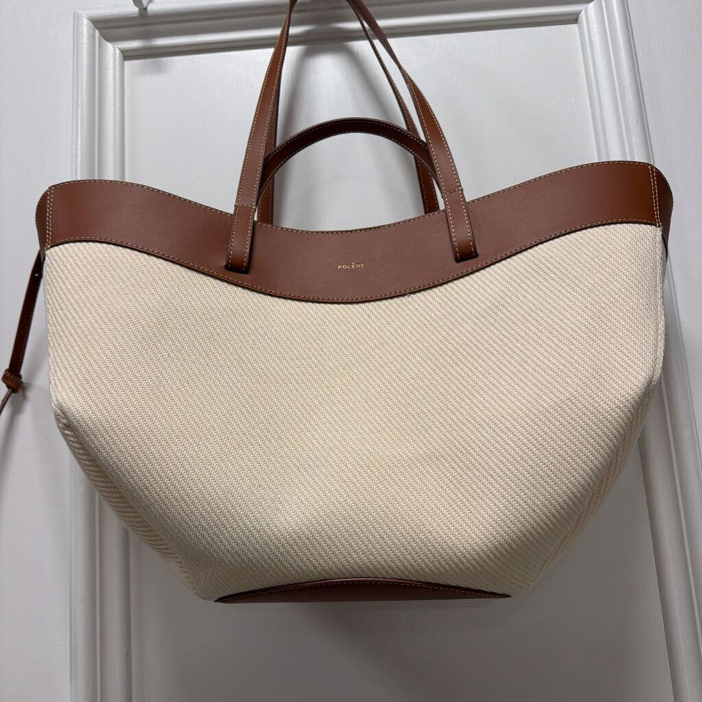 Canvas/Leather Cyme Tote Bag