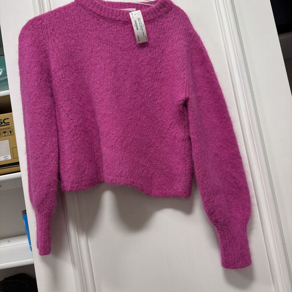 Magenta Alpaca Blend Sweater