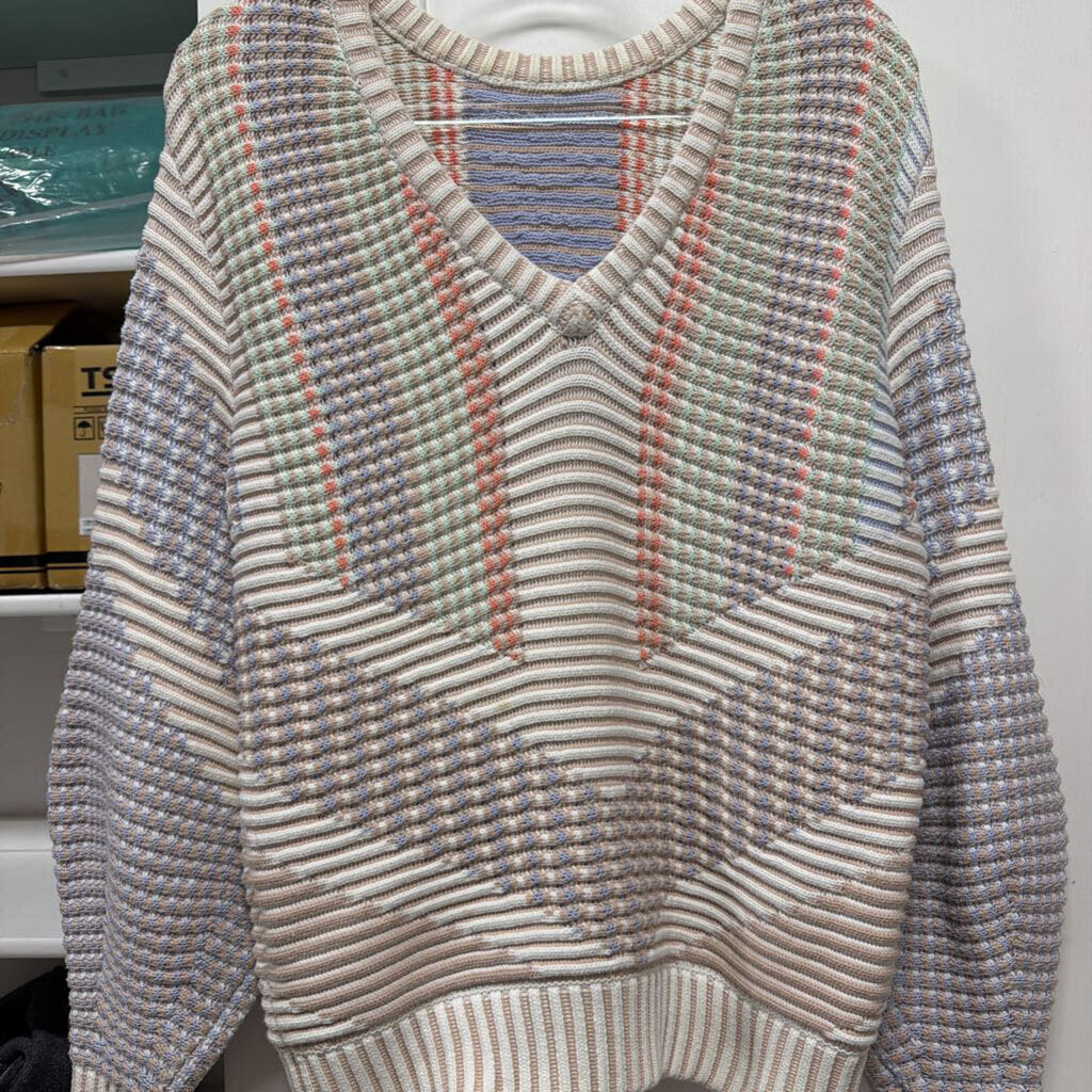 Multicolor Cotton Sweater