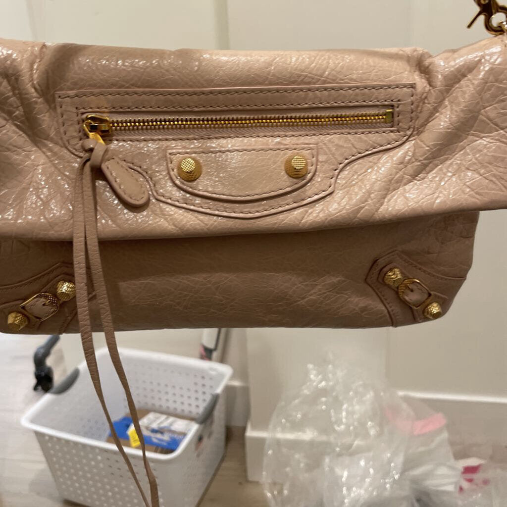 Lt Pink Envelope Clutch