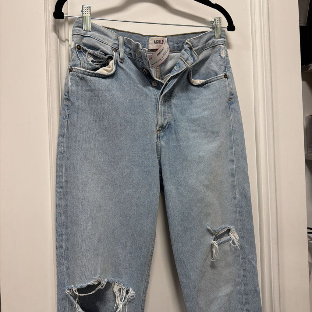 Light Wash Distressed Jeans