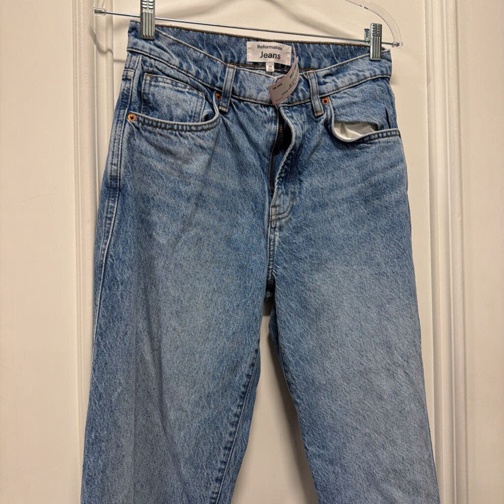 Medium Wash Wide Leg Jeans