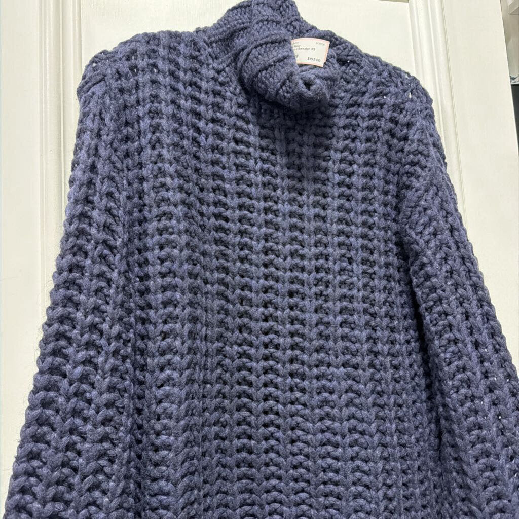 Navy Merino/Alpaca Sweater