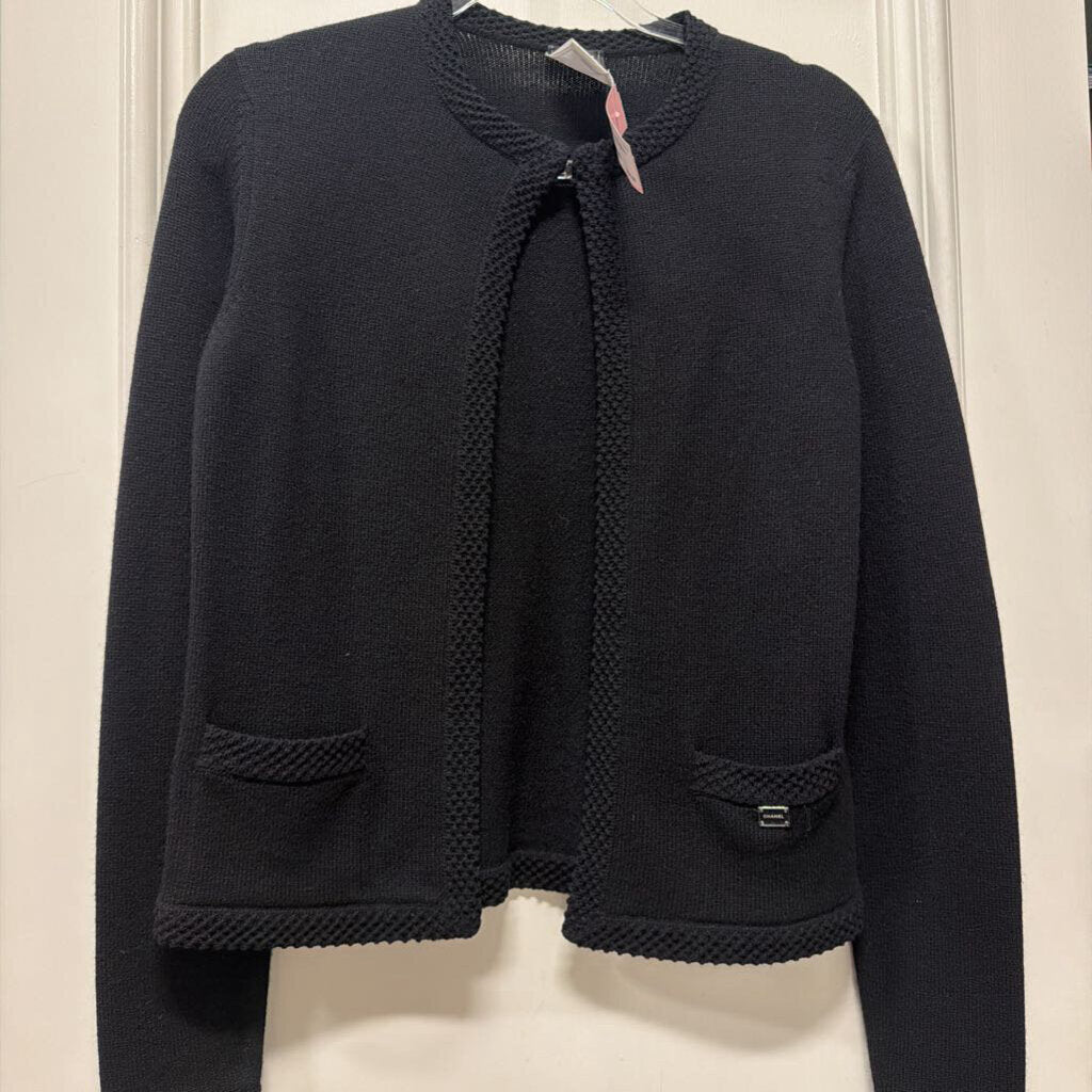 2005 Black Cashmere Cardigan Sweater
