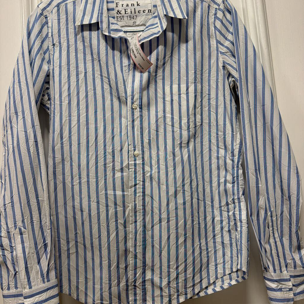 Blue/White Cotton Shirt
