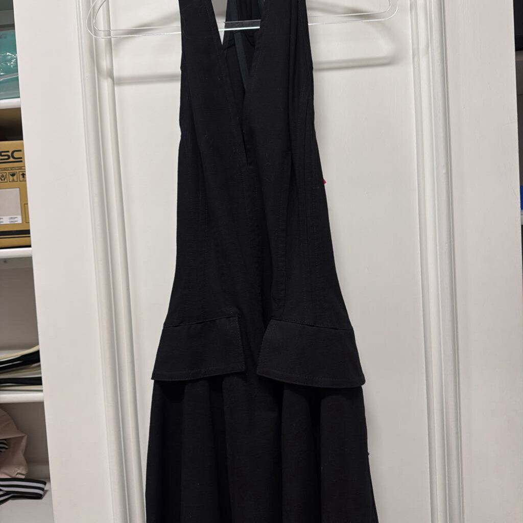 Black Denim Halter Dress (est 2700)