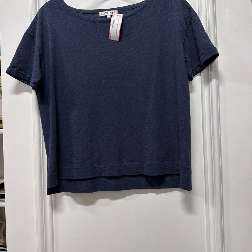 Navy Cotton Tee