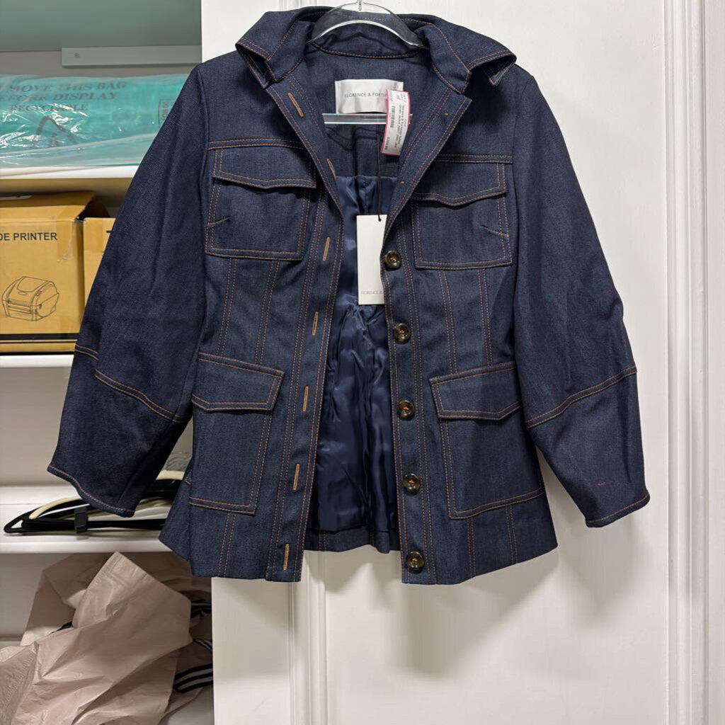 Indigo Denim Jacket (NWT 680)