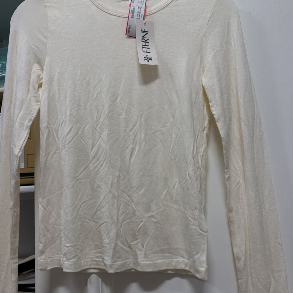 Cream Modal LS Tee (NWT est 135)