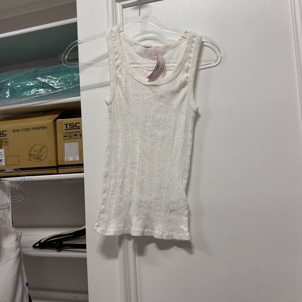 White Cotton Tank