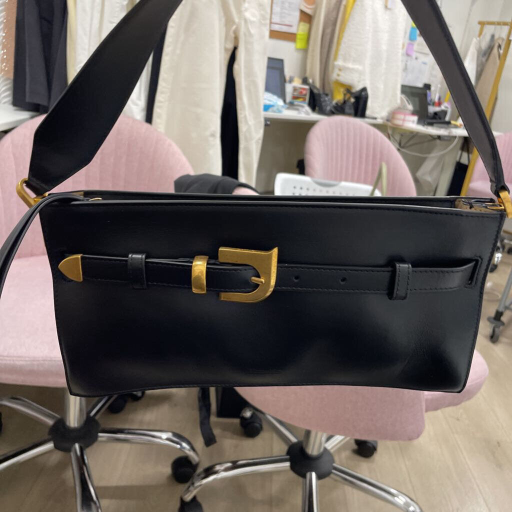 Black Mini Harmonica Buckle Bag (est 745)