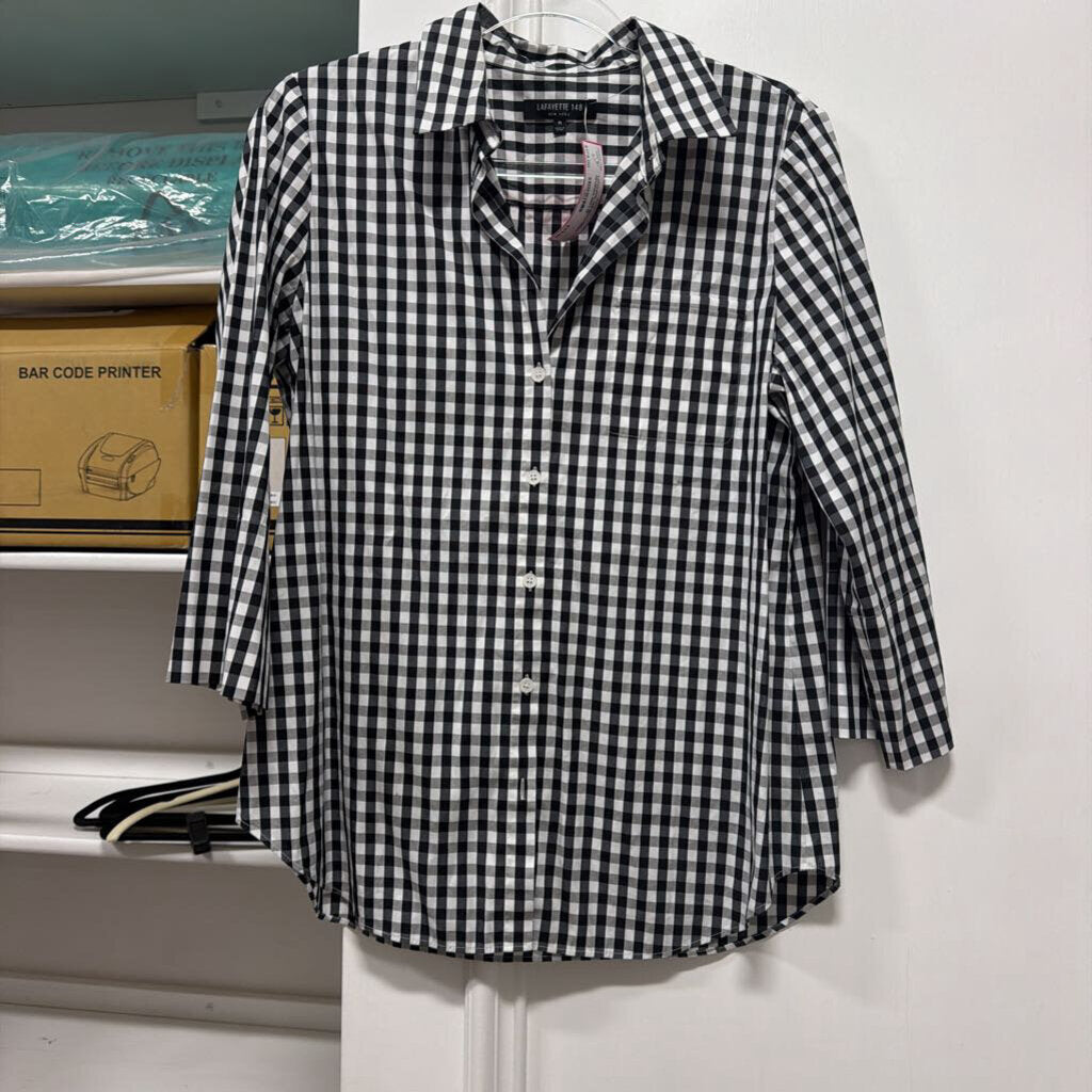 Black/White Gingham Shirt