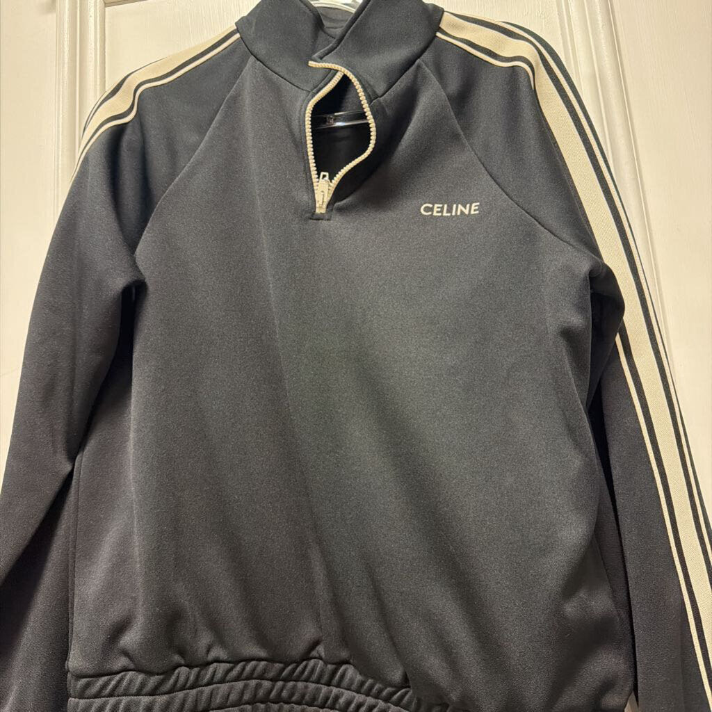 Black Poly Track Jacket