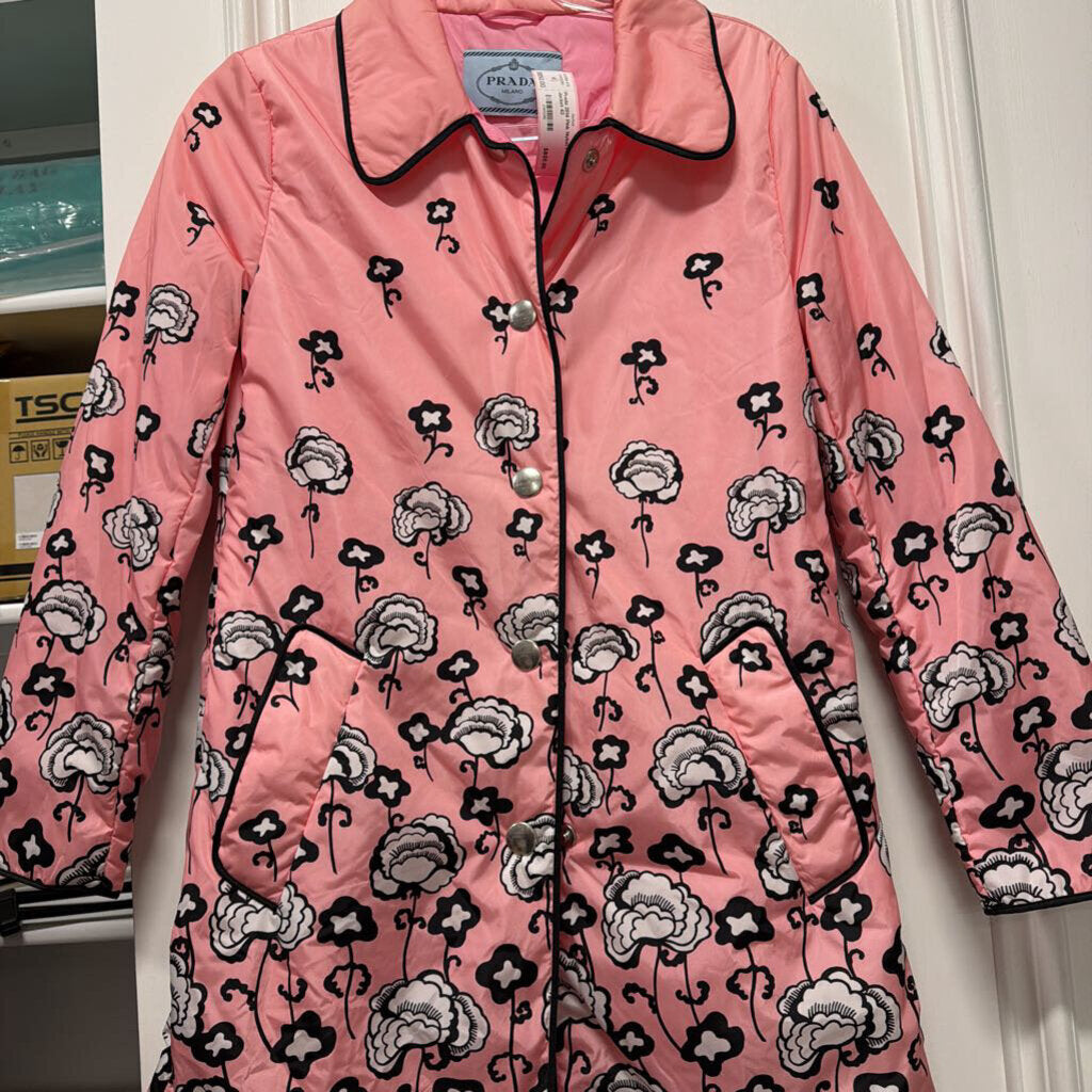 2014 Pink Nylon Printed Jacket