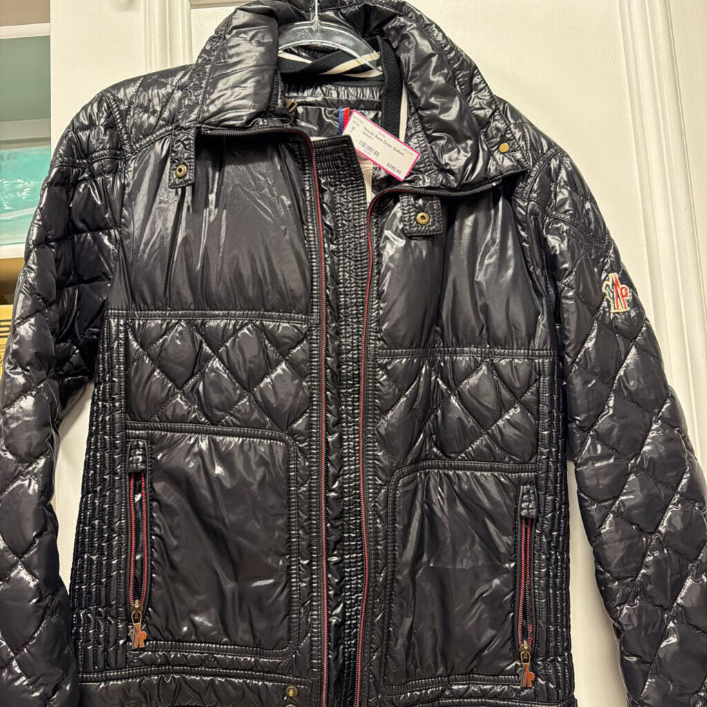 Black Down Quilted Jacket