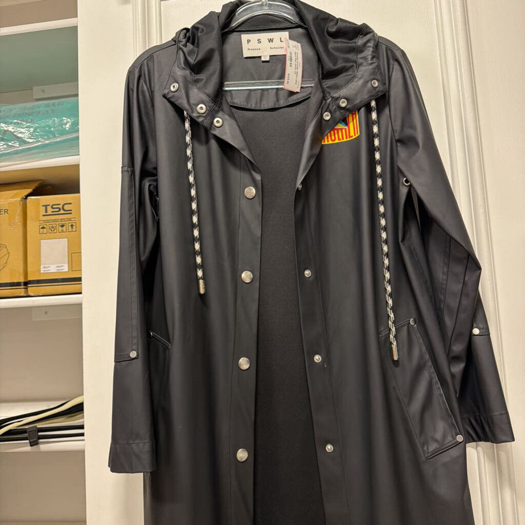 Black/White Poly Jacket