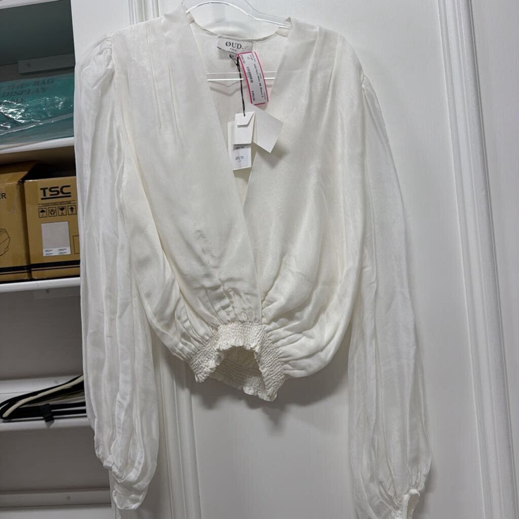 White Silk Blouse