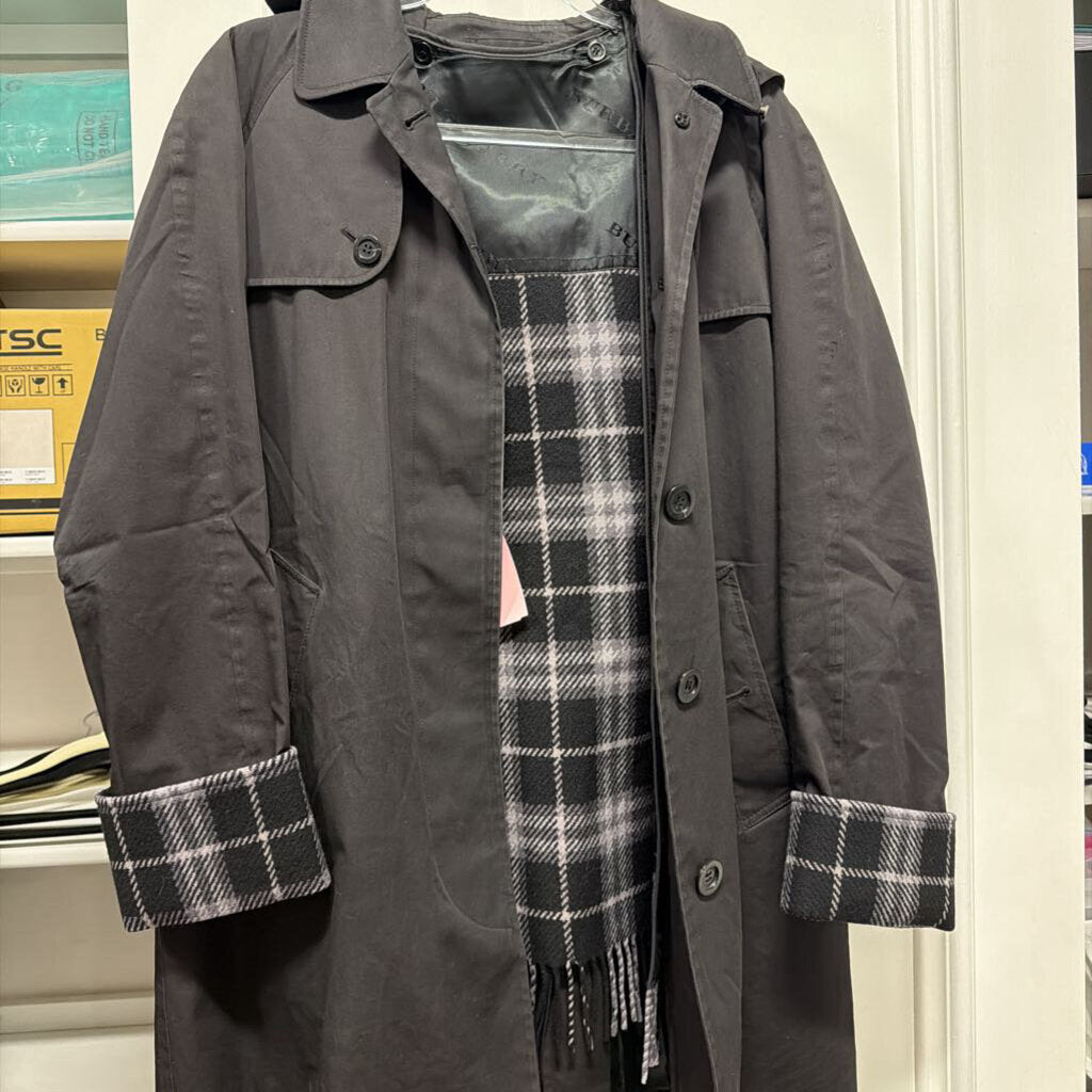 Black Wool Lined Coat