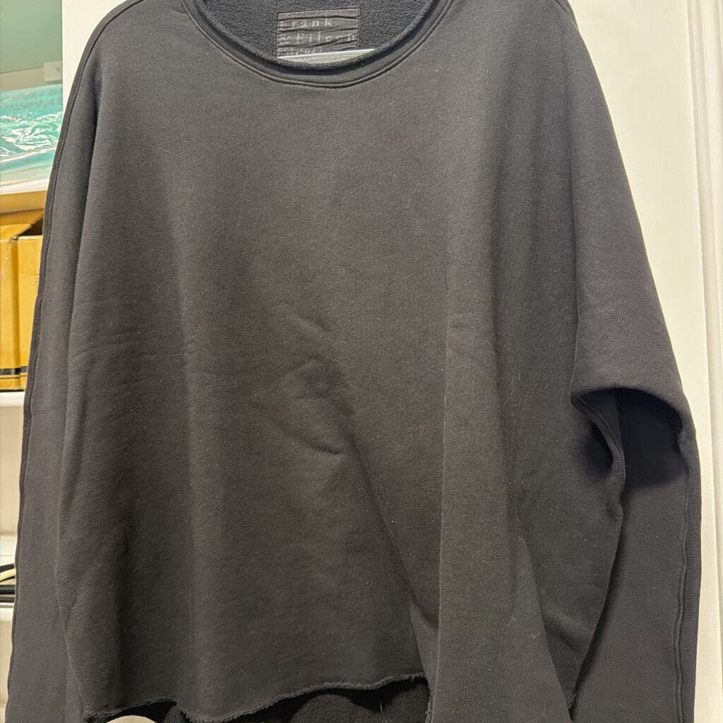 Black Cotton Sweater