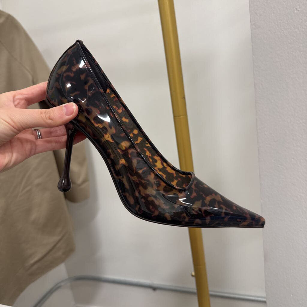 Brown Tortoiseshell Pumps (new, 1050)