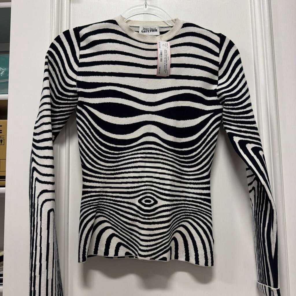 Black/White Bodycon Top (as is spot)