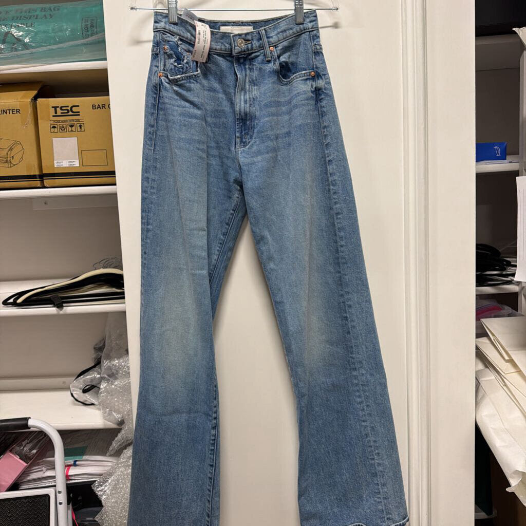 Medium Wash Straight Leg Jean