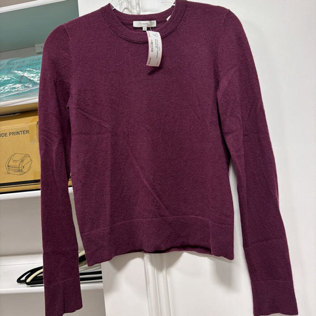 Purple Cashmere Sweater