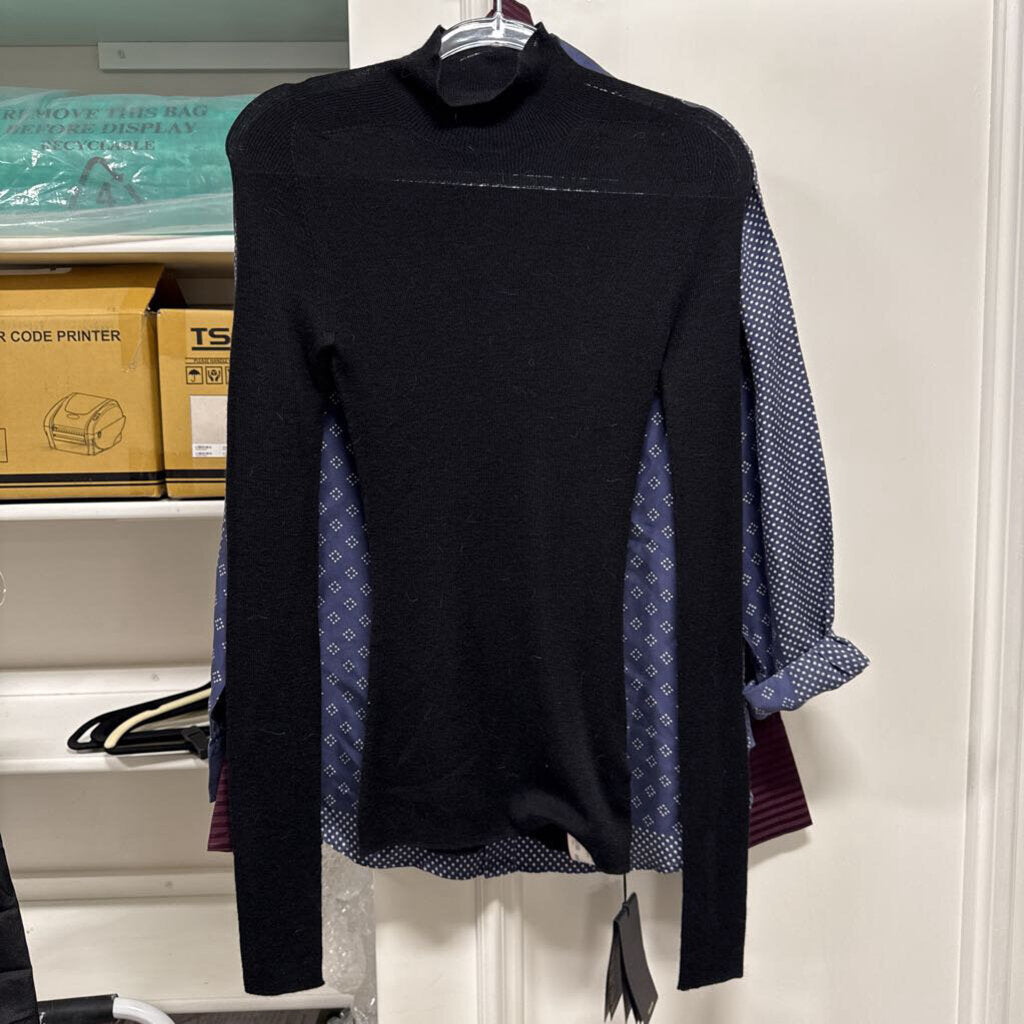 Black Cashmere/Silk Sweater (NWT 795)