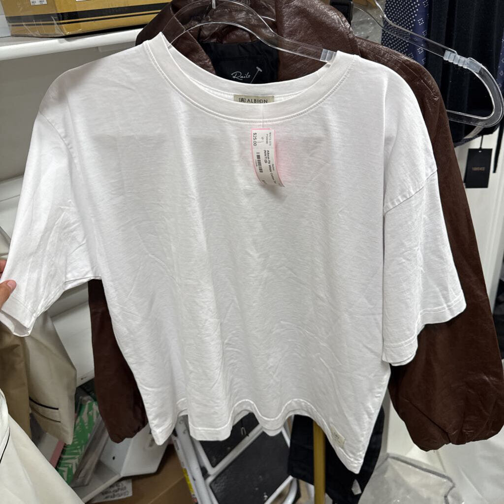 White Cotton Tee (NWT)