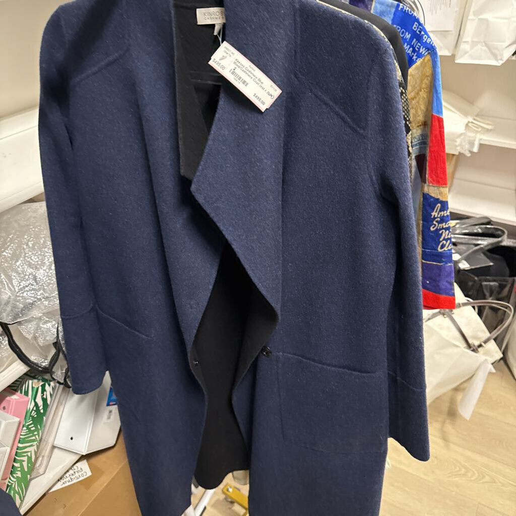 Blue Wool/Cashmere Coat (est r. 1200)