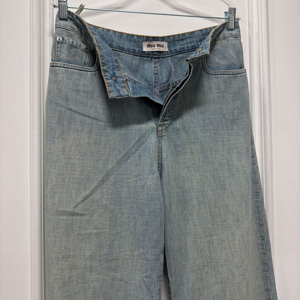 2025 Light Wash Wide Leg Jean