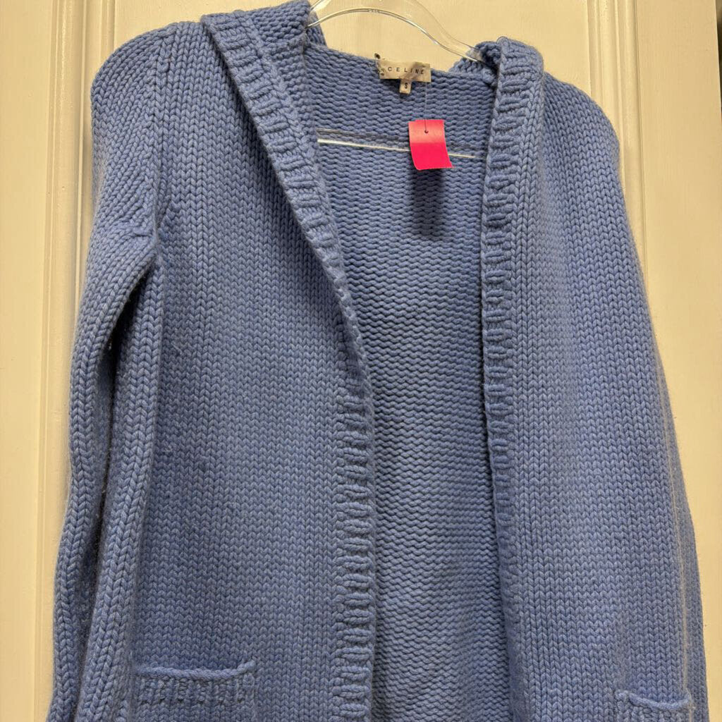 Blue Cashmere Cardigan