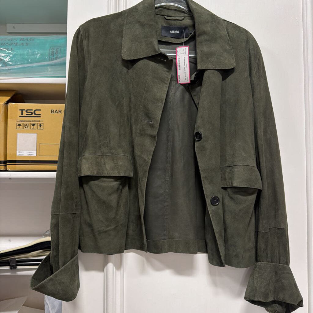 Green Suede Jacket