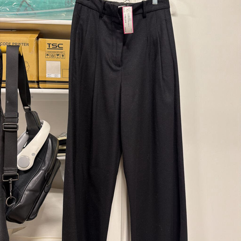 Black Wool/Polyamide Pant