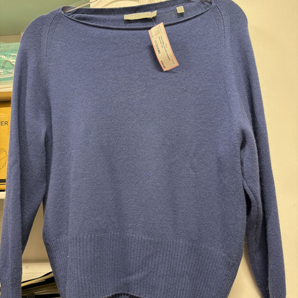 Blue Wool/Cashmere Sweater