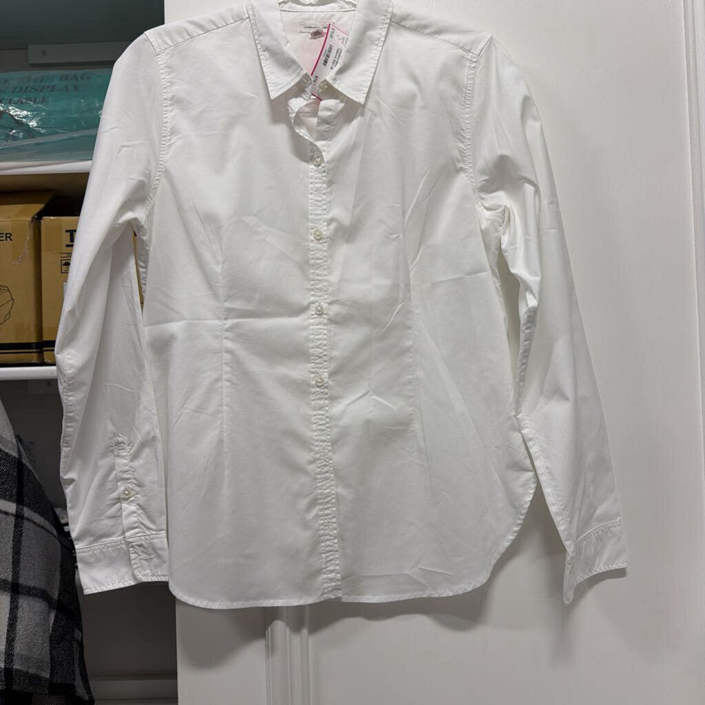 White Cotton Tailored Shirt