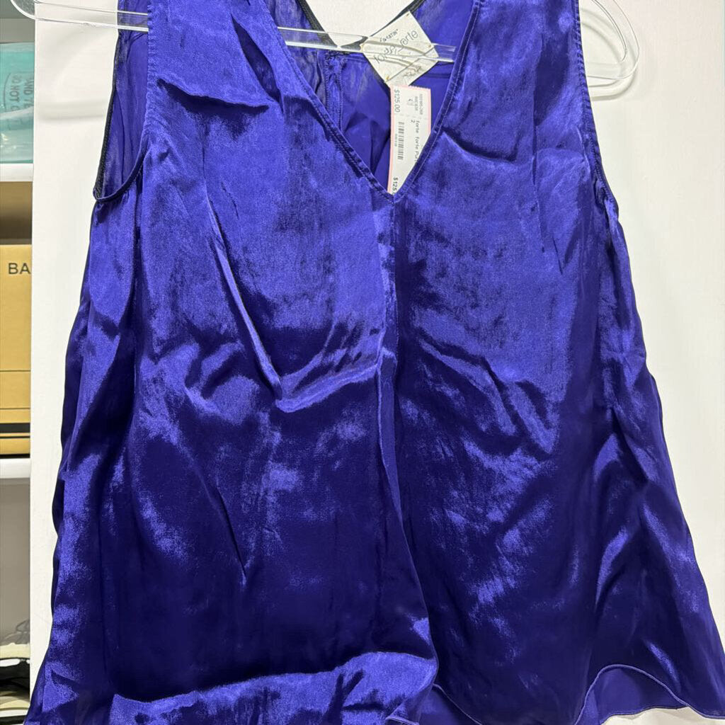 Purple Cupro Tank