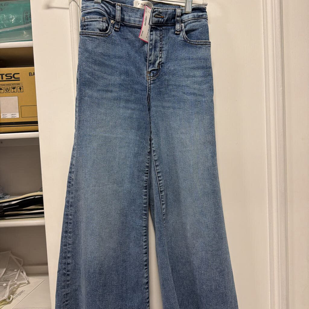 Blue Wide Leg Jeans