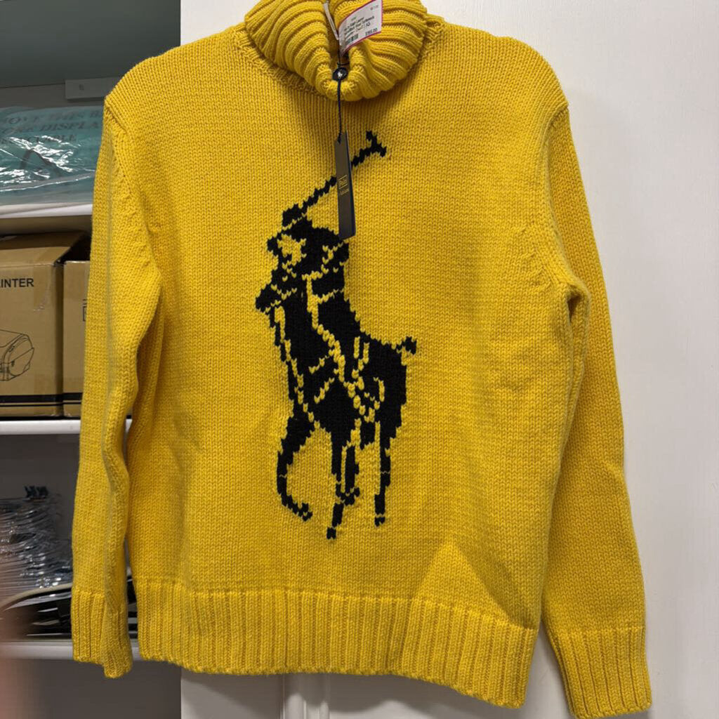 Yellow/Black Wool Turtleneck Sweater (NWT)