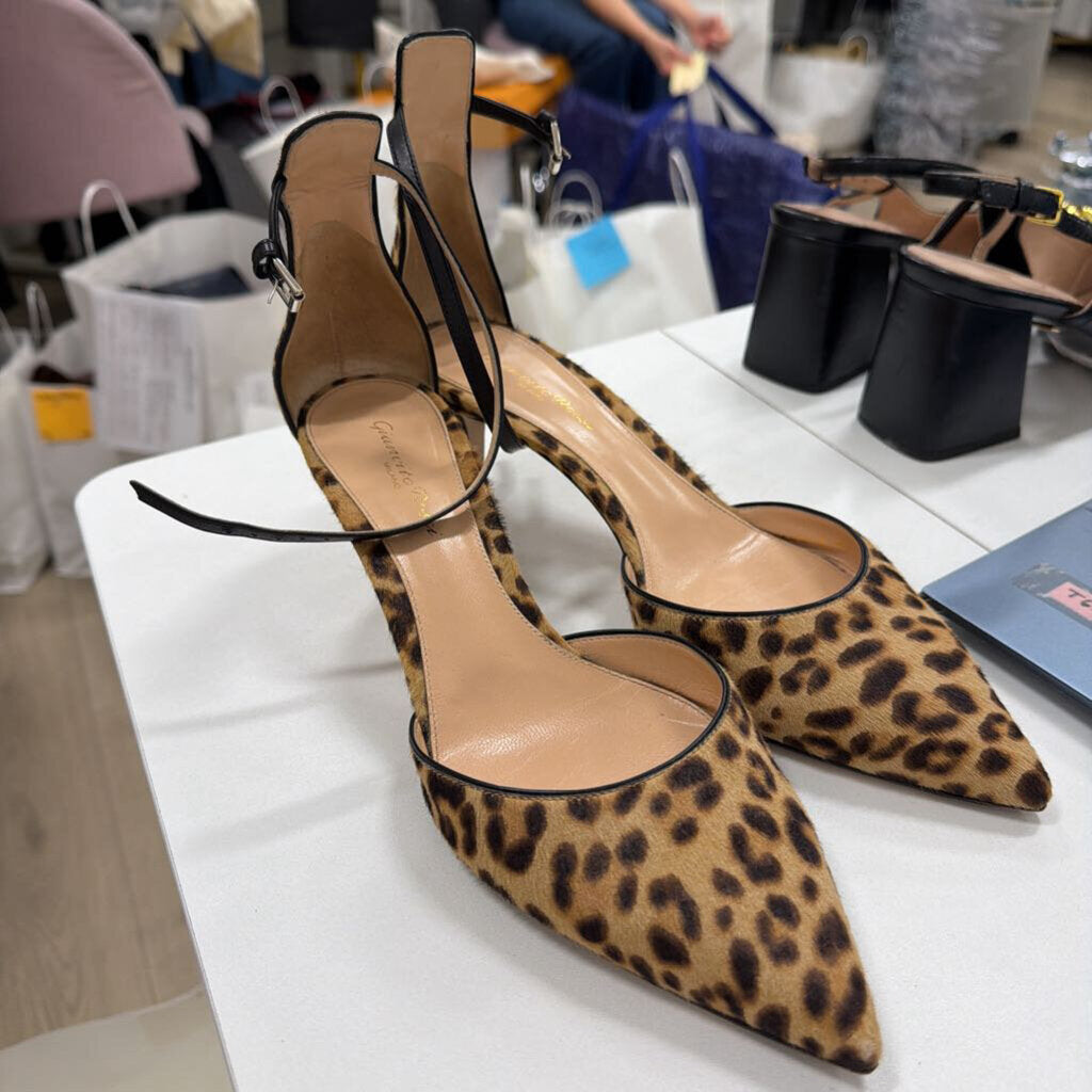 Leopard Ponyhair Heels (40)