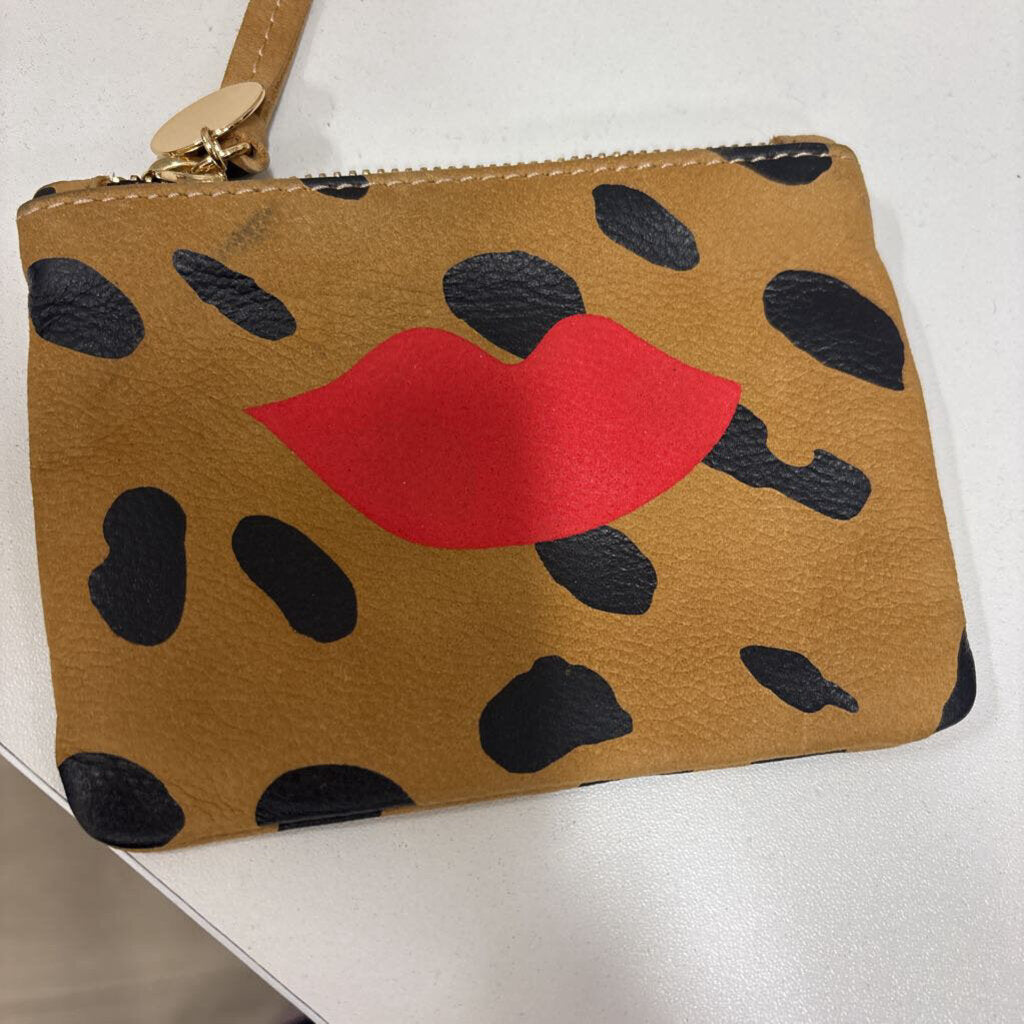 Animal Print Coin Pouch (minor discoloration)
